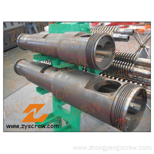 Twin Conical Screw Barrel Double Screw Barrel PVC Profile Pipe Extrusion